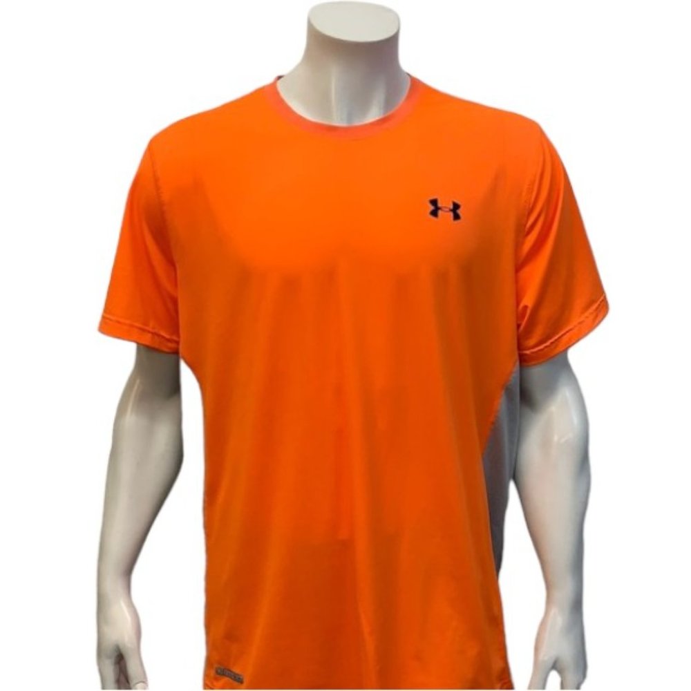 Under Armour Heat Gear Fitted Men’s Orange Shirt